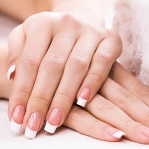 French nails, nail designs, and nail repair