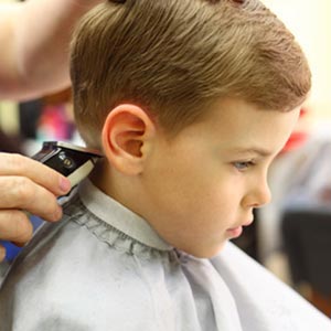 Haircuts and hair styling for men, women, and children